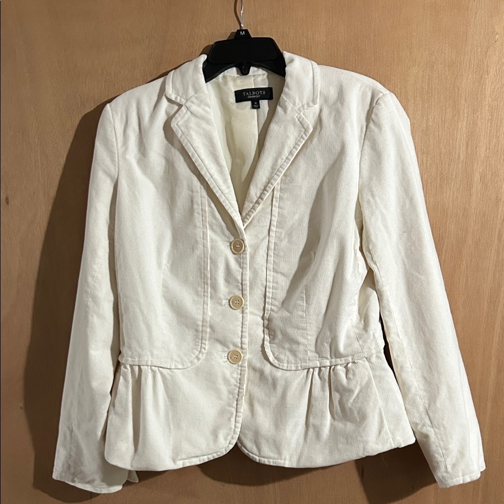 Talbots Women’s Cream Blazer